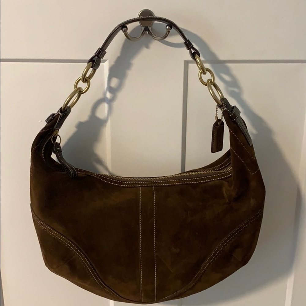 Coach - NWOT suede hobo